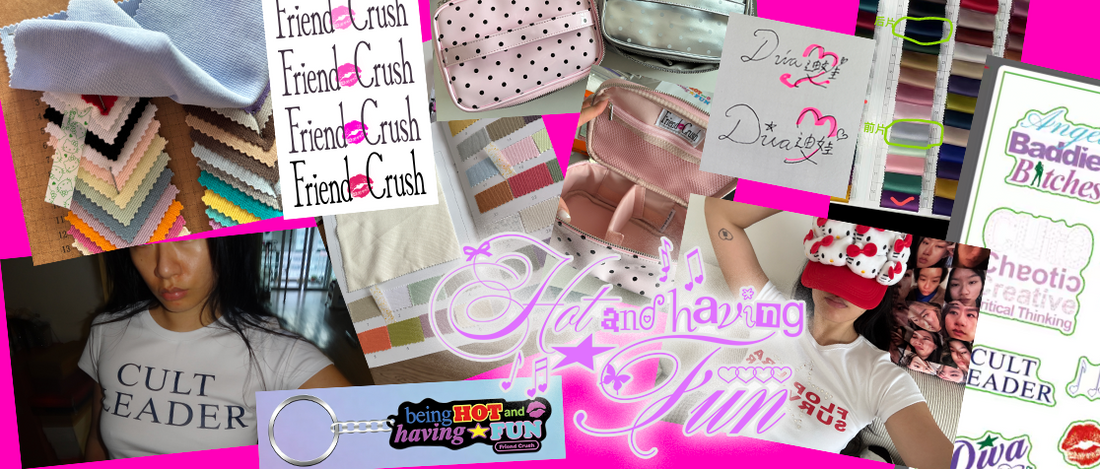 Working on Friend Crush Merch!!!