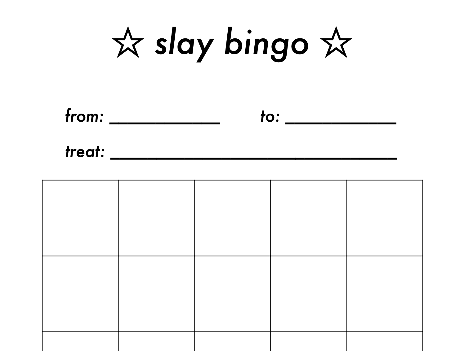 slay habit tracker downloadable bundle